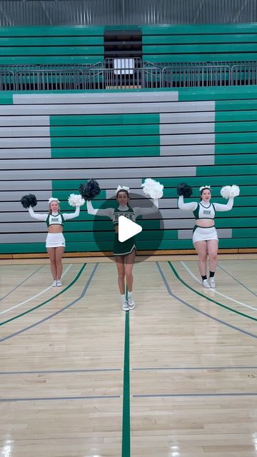 Slippery Rock Cheerleading on Instagram: "Tryout Sidelines! 💚🤍" Cheer Sidelines, Sideline Cheer Chants, Cheerleading Cheers And Chants, Funny Cheerleader, Cheer Formations, Cheerleading Sideline Cheers, Cheer Chants Cheerleading Basketball, Elementary School Cheerleading Cheers, Easy Cheers