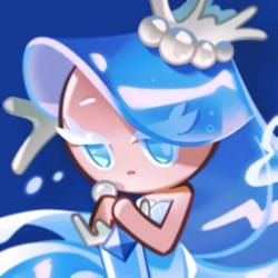 Crk Character, Sea Fairy Cookie Icon, Sea Fairy Cookie, Cookie Icon, Sea Fairy, Cookie Run, Your Aesthetic, Hair, Blue