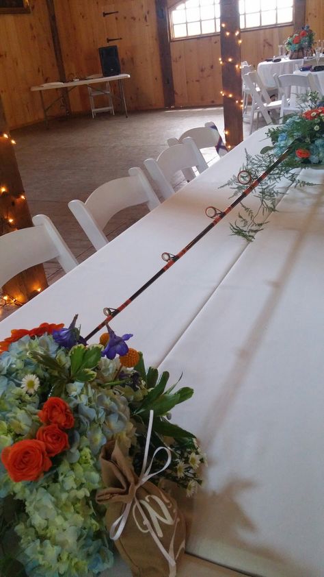 Fishing Theme Party, Fishing Theme, Fishing Pole, Rehearsal Dinner, Theme Party, Table Centerpieces, Bahamas, Original Work, Party Themes