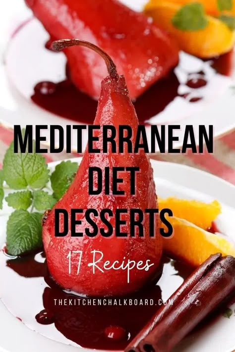 Dash Diet Desserts, Mediterranean Diet Recipes Dessert, Gluten Free Mediterranean Recipes, Mediterranean Diet Dessert Recipes, Mediterranean Dessert Recipes, Meditranian Diet, Mediterranean Diet Desserts, Dessert Recipes Simple, Diet Dessert Recipes