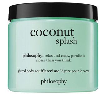 philosophy glazed body souffle, 16 fl oz - A412848 Coconut Splash, Skincare Lotion, Philosophy Skin Care, Philosophy Beauty, Whipped Body Cream, Body Souffle, Vanilla Milk, Scaly Skin, Vanilla Orchid