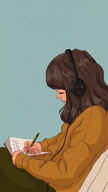 Gosha • Cute Portrait Artist on Instagram: "Take the time to do what you love to do this weekend 🍂 📝 🎶 #illustration #art #animated #selfcare #cosy #vibe #music" Selfcare Illustration, Weekend Illustration, Vibe Music, Cute Portrait, Portrait Artist, Artist On Instagram, This Weekend, Illustration Art, Music