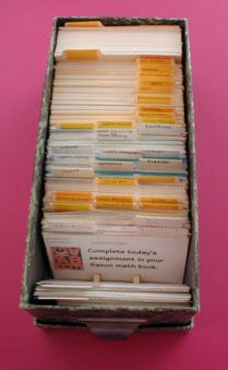 Diy Index Card Holder Boxes, 3x5 Card Planner, Flash Card Storage, Index Card Planner System, What To Do With Index Cards, Index Card Planning, Tickler File System Ideas, Flashcard Organization, Index Card Planner