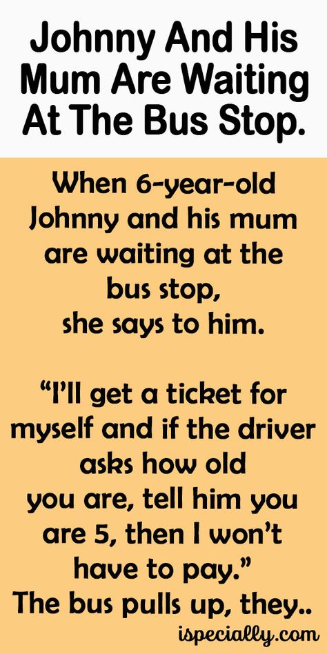 Johnny And His Mum Are Waiting At The Bus Stop. Funny Airport Signs, Bus Trip, Airport Signs, Sweet Sayings, Funny Story, Bus Travel, Book Jokes, What Is Your Name, Sweet Quotes