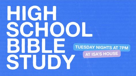 HS Bible Study. High School Bible Study. High School. Youth Ministry. Student Ministry. Bible Study. Church Graphic Design. Church Graphics. Church Design. Church Media. Christian Graphics, Student Ministry, Church Media Design, Church Graphics, Group Ideas, Church Graphic Design, Young Life, Youth Ministry, Church Design