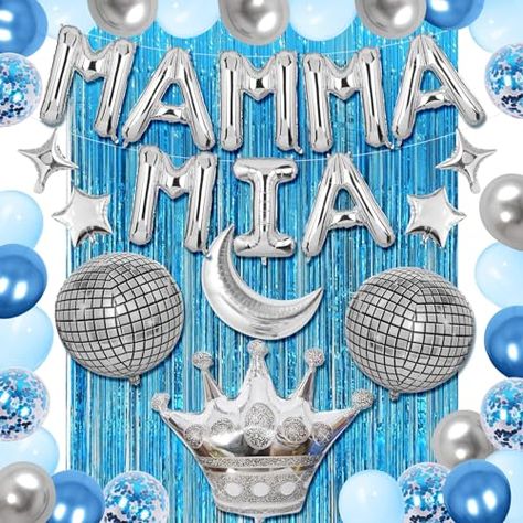 Queen Party Decorations, Mamma Mia Party Decorations, Mamma Mia Birthday Party, Dancing Queen Party, Mamma Mia Bachelorette Party, Mamma Mia Birthday, Mamma Mia Party, Bachelorette Party Decoration, Dancing Queen