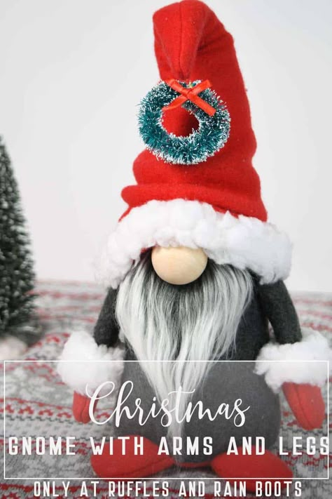 Large Christmas Gnomes Diy How To Make, Christmas Gnome Patterns Free, Fabric Gnomes Diy, Gnome Body Pattern Free Printable, Free Gnome Sewing Patterns, Gnome Diy Christmas, How To Make Christmas Nomes, Nutcracker Gnome Diy, Xmas Gnomes Diy How To Make