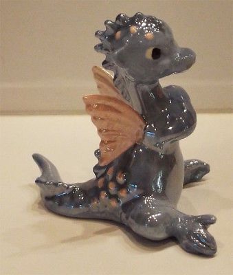 Hagen Renaker, China Clay, Pink Dragon, Dragon Figurines, Baby Unicorn, Fantasy Setting, Green Dragon, Blue Dragon, Ceramic Animals