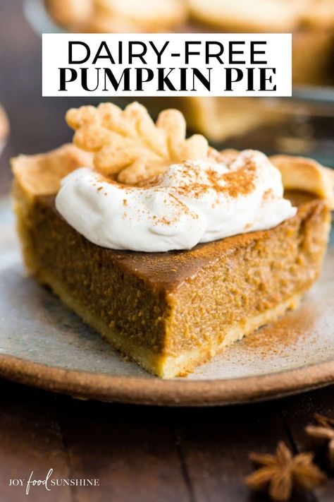 Dairy Free Thanksgiving Recipes, Dairy Free Pies, Dairy Free Thanksgiving, Dairy Free Pumpkin Pie, Gluten Free Pumpkin Pie, Dairy Free Baking, Healthy Pumpkin Pies, Dairy Free Pumpkin, Pie Filling Recipes