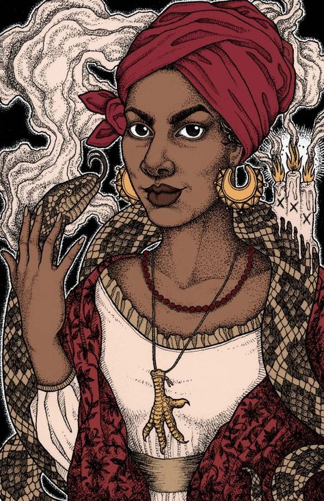 African Voodoo, Magic People, Voodoo Art, Marie Laveau, New Orleans Voodoo, African Goddess, Voodoo Hoodoo, African Spirituality, Black Witch