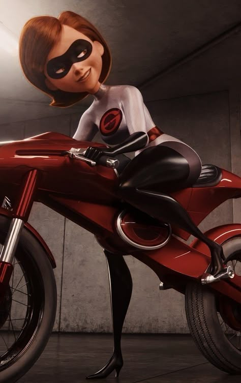 The Incredibles Elastic Woman, Elastigirl Aesthetic, Helen X Evelyn, Miss Incredible, Crush Movie, Mrs Incredible, Disney Incredibles, Violet Parr, Cartoon Mom