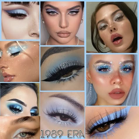 Taylor Swift Concert Makeup, Makeup Concert, Taylor Swift Eyes, Taylor Swift Makeup, Taylor Swift 1989 Tour, Swift Party, Makeup Hacks Videos, Concert Makeup, Movie Makeup