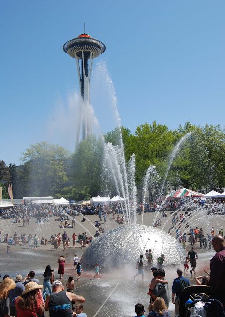 The Fountain at Seattle Center Seattle Photos, Seattle Center, Space Needle Seattle, Assalamualaikum Image, Seattle Art, San Juan Islands, Memorial Day Weekend, Seattle Washington, Space Needle