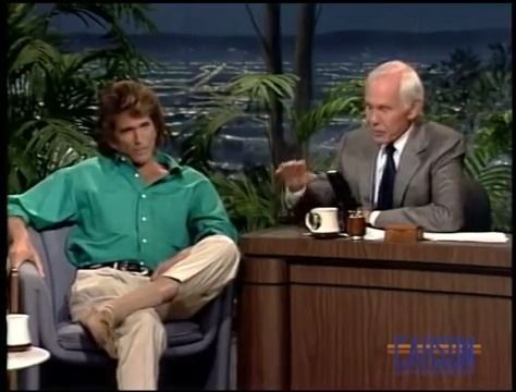 The Tonight Show - Michael Landon’s final appearance on The Tonight Show Starring Johnny Carson Lana Del Rey And Clayton Johnson, Johnny Carson Tonight Show, Jonathan Smith, Jimmy Fallon Tonight Show, Johnny Carson, Michael Landon, Tonight Show, Stars, Actors