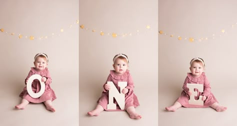 Photo Shoot For First Birthday, One Bday Photoshoot, First Birthdays Photo Shoot, Diy One Year Old Photo Shoot Indoor, Photo First Birthday, Unique First Birthday Photo Shoot, Diy 1st Birthday Photo Shoot At Home, Diy 1st Bday Photoshoot, First Bday Pics