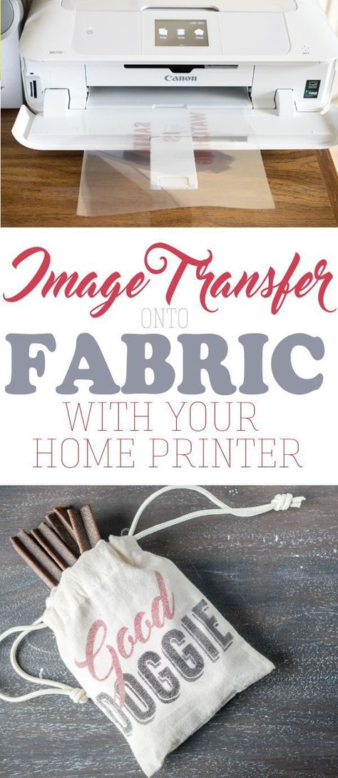 How to transfer an image onto fabric, especially if you cannot print an image directly on the fabric. Transferring an image or text with just your home printer is easier than you might believe. Wax Paper Transfers, Sublimacion Ideas, Foto Transfer, Wax Paper, Fabric Projects, Image Transfer, Diy Dog Stuff, Diy Projects To Try, Transfer Paper