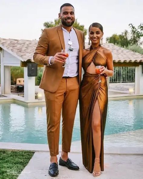 Matching Outfits for Couples for Different Occasions – Svelte Magazine Reception Suits, Xman Marvel, Prom For Guys, Prom Suits For Men, Halter Evening Dress, African Prom Dresses, Wedding Reception Dress, Prom Dresses Sleeveless, Prom Suits