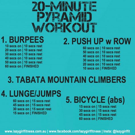 Bodyweight Pyramid Workout, Room Workout, Pyramid Training, Pyramid Workout, Circuit Workouts, Hiit Class, Hiit Workout At Home, Crossfit Wod, Low Intensity Workout