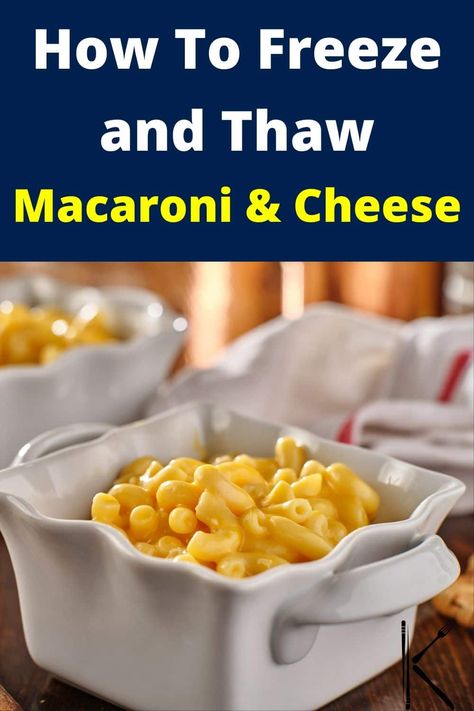 Freezer Macaroni And Cheese, Can You Freeze Macaroni And Cheese, Freezing Mac And Cheese, Freeze Macaroni And Cheese, Freezer Mac And Cheese, Frozen Mac And Cheese, Leftover Macaroni, Freezer Snacks, Cooking Macaroni