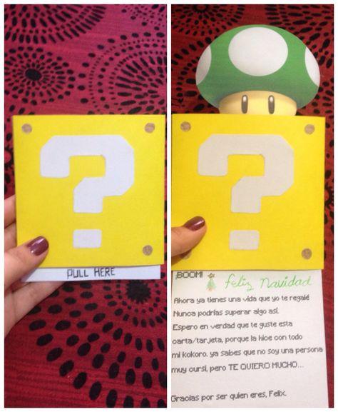 Tarjeta gamer/geek de Mario bross Geek Culture, Mario Bros, Pop Up, Nintendo, Mario, Lego, Geek Stuff, Mario Characters, Birthday