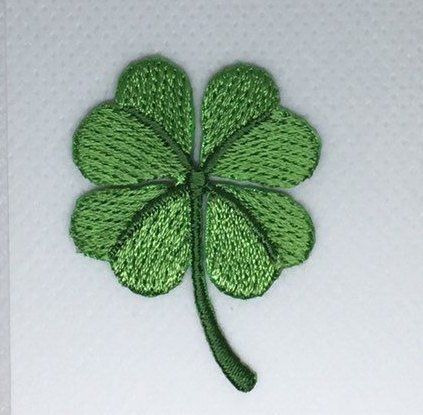 Funky Embroidery, Clover Embroidery, Embroidery Badges, Celtic Knot Bracelet, Jacket Patches, Clove Leaf, Cute Patches, Embroidery Flowers Pattern, Sewing Embroidery Designs