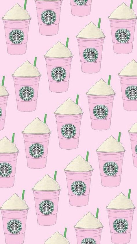 Phone Y2k, Ma Wallpaper, Coffee Wallpapers, Starbucks Birthday Party, Starbucks Background, Coffee Wallpaper Iphone, Wallpapers Rosa, Starbucks Wallpaper, Taylor Gang