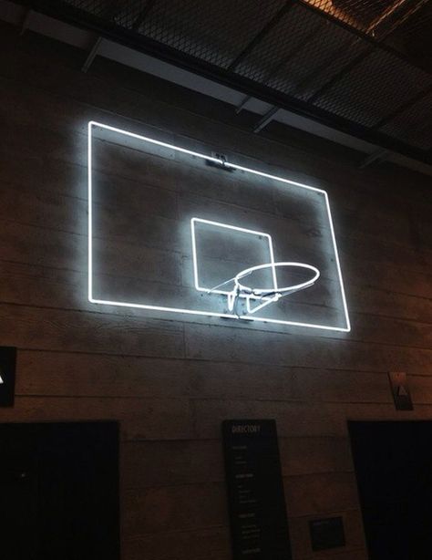 nike store More Hoop Dreams, All Of The Lights, Deco Originale, Bar Designs, Basketball Hoop, A Basketball, Neon Art, Sports Bar, Neon Lights