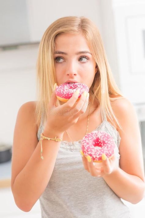 Eating Cupcake Pose Reference, Eating A Donut Pose, Eating Cupcake Pose, Person Eating Popsicle Reference, Eating Donut Pose, Eating Candy Pose, Eating Sweets Pose, Eating Sandwich Pose, People Eating Reference