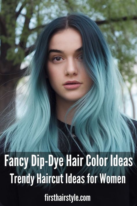 Unique Dip-Dye Hair Color Ideas for Stylish Women Unique Dips, Dip Dye Hair, Dye Hair, Trendy Haircuts, Hair Dye Colors, Dip Dye, Hair Color Ideas, Color Ideas, Dyed Hair