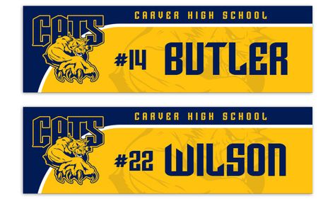 Locker Nameplates Locker Name Plates, Locker Room Name Plates, Hockey Projects, Locker Name Tags, Basketball Senior Night, Sports Locker, Locker Tags, Diy Locker, Name Tag Design