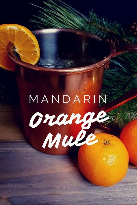 Mandarin Orange Mule Mule Variations, Mandarine Recipes, Craft Cocktail Recipe, Orange Vodka, Cocktail And Mocktail, Craft Cocktail, Happy Hour Cocktails, Alcoholic Cocktails, Best Cocktail Recipes