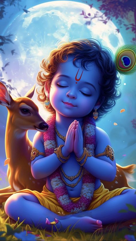 free wallpapers 4K lord krishna, god, blue for mobile and desktop Photos Of Lord Krishna, Little Kanha Ji Images, Jamini Roy, Krishna Avatar, God Artwork, Shri Ram Photo, Little Krishna, Radha Krishna Wallpaper, Photo To Cartoon