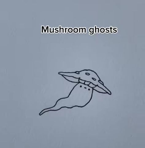 Ghost Mushroom Tattoo, Ghost Mushroom, Mushroom Ghost, Mushroom Tattoo, Mushroom Tattoos, Ghost Tattoo, Body Art, Ghost, Stuffed Mushrooms