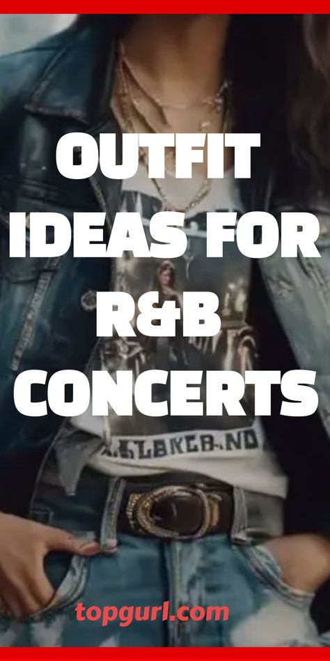 Elevate your concert fashion game with these trendy R&B inspired outfit suggestions that guarantee to make you stand out like a style icon. Get ready to rock the show with confidence and flair in these killer looks that bring out your inner fashion superstar. Summer Rnb Concert Outfit, Neyo Concert Outfit Ideas, Ne Yo Concert Outfit, Old School Concert Outfit, Rnb Brunch Outfit, Ciara Concert Outfit, T Pain Concert Outfit Ideas, Swv Concert Outfit, Tlc Concert Outfit Ideas