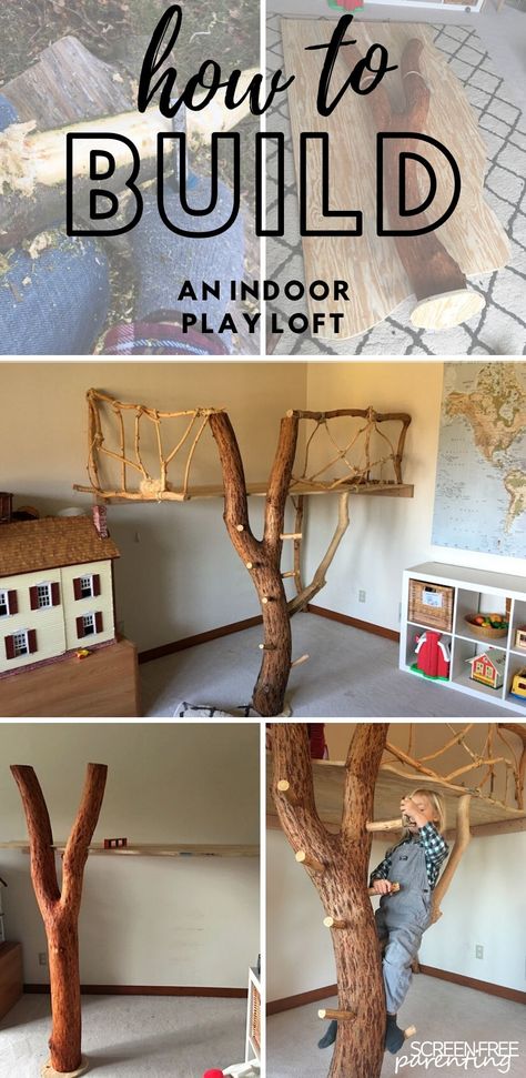 Play Loft Ideas, Montessori Waldorf Playroom, Waldorf Play Area, Waldorf Kids Room, Waldorf Playroom At Home, Nature Playroom, Waldorf Bedroom, Nature Kids Room, Waldorf Toddler