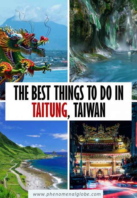 Things To Do In Taiwan, Japan Planning, Taitung Taiwan, Taiwan Itinerary, Vacation 2023, 2024 Travel, Travel Wishes, Dream Trips, Solo Travel Destinations