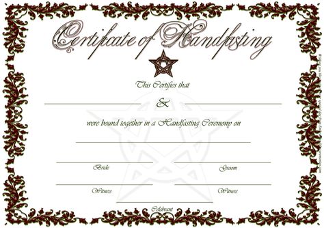 Rusty Red Handfasting Certificate - Celtic - Pagan )0( - Blank Background - New 2017 by WeddingCertificates on Etsy Handfasting Certificate, Certificate Designs, Celtic Pagan, Wedding Certificate, Blank Background, Commitment Ceremony, Wedding Services, Marriage Certificate, Certificate Design