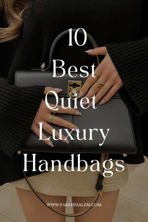 Quiet Luxury Bags, Demellier Bags, Quiet Luxury Aesthetic, Luna Bag, Luxury Bag Brands, Expensive Purses, Handbag Trends, Trending Handbags, Timeless Bags