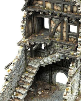 Mordheim Terrain Buildings, Mordheim Buildings, Mordheim Board, Silver Bayonet, Mordheim Terrain, Warhammer Vampire, Warhammer Vampire Counts, Miniature Bar, Wargaming Table