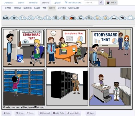 Students can make a story board of a historical characters life, their own stories and SO MUCH MORE! Library Resources, Online Stories, Digital Story, Sci Fi Novels, Digital Storytelling, School Psychology, Language Learners, How To Make Comics, Online School