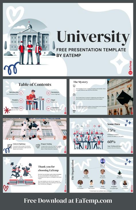 University 13 University Presentation, Presentation Format, Project Presentation, Google Slides Theme, Ppt Design, Google Slides Themes, Template Google, Slides Template, Medical Science