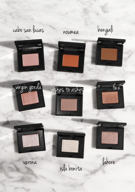 NARS Eyeshadow Singles and Duos Relaunch Review - The Beauty Look Book Nars Single Eyeshadow, Cute Eyeshadow Ideas, Nars Eyeshadow, Eyeshadow Singles, Cute Eyeshadow, Deep Set Eyes, White Eyeshadow, Cute Eyeshadow Looks, Eyeshadow For Blue Eyes