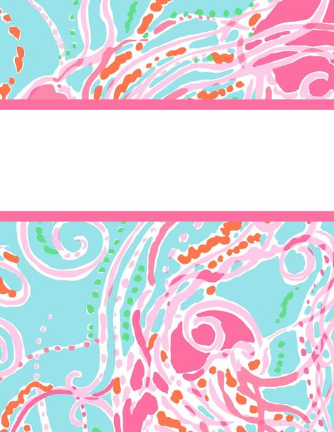 Preppy Goes Back to School with Lilly, for the Third Time!  Lilly Pulitzer Binder Covers 2015 Printables For School, Preppy Binder, Preppy Binder Covers, Lilly Pulitzer Planner, Cute Binder Covers, Cute Binder, Disc Planner, Goodnotes Cover, School Binder Covers