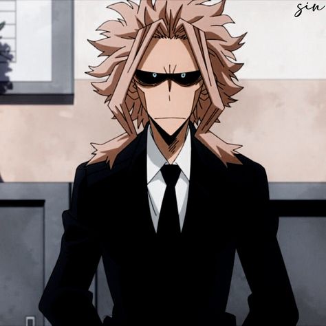 All Might Small Form, Pro Hero Aesthetic, My Hero Academia Teachers, My Hero Academia Pro Heroes, Ua Teachers, Mha All Might, Anime Header, Pro Heroes, Yagi Toshinori