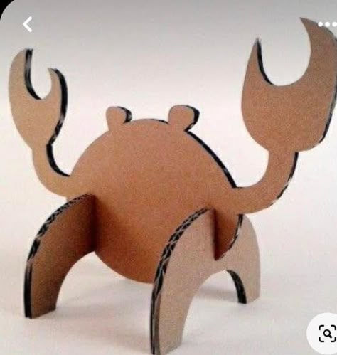 Recycled Sea Creature Crafts, Rocky Beach Vbs Crafts, Cardboard Ocean Animals, Cardboard Animals Template Cut Outs, 3d Cardboard Animals, Mermaid Diy Decorations, Sea Decoration Ideas Ocean Themes, Breaker Rock Beach Vbs Decorations, Cardboard Waves