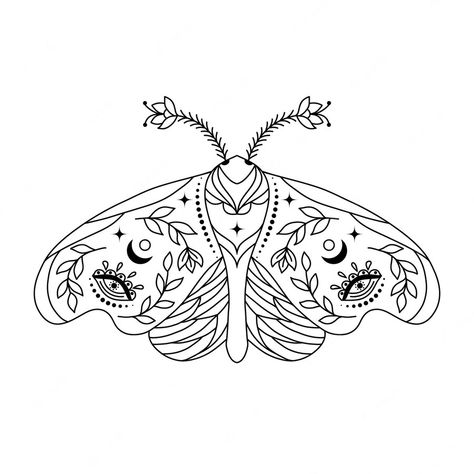 Friday The 13th Flash, Fall Coloring Sheets, Leprechaun Trap, Moth Tattoo, Doodle Style, Dream Tattoos, Cute Coloring Pages, Butterfly Art, Colouring Pages