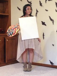 Need a cheap but cute Halloween outfit? Go as a blank canvas! And you'll comeback as a masterpiece :) What To Be For Halloween, Cute Halloween Outfits, Fools Day, Art Costume, April Fools Day, Halloween Outfit, April Fools, Blank Canvas, Halloween Art