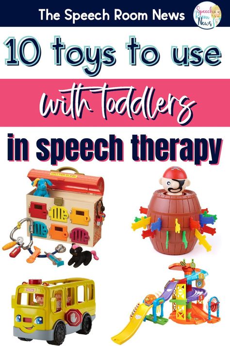 Best Books For Speech Therapy, Toys For Speech Therapy, Speech Therapy Toys Preschool, Speech Therapy Activities For Toddlers, Best Speech Therapy Toys, Preschool Speech And Language Activities, Speech Therapy For Toddlers Activities, Toddler Speech Therapy Activities, Speech Delay Toddler