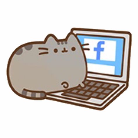 Pusheen App Icons, Facebook App Icon, Cat App, Kawaii App, Pusheen Cute, Facebook Icons, Wallpaper Inspiration, Pusheen Cat, Facebook App