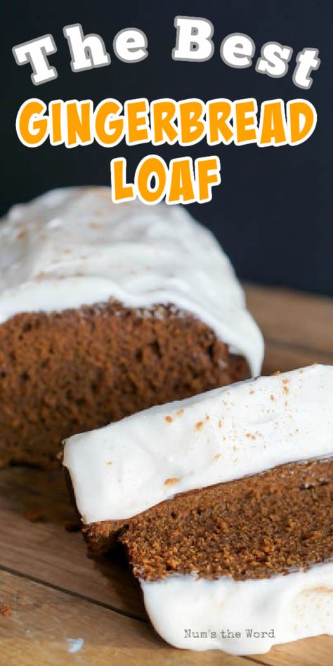 This Old Fashioned Gingerbread has been passed down through the generations and is a family favorite! Make it into a bread for breakfast or a cake for dessert, it’s perfect all day long! This copycat version of Starbucks Gingerbread will have you skipping the drive through and making it at home. #gingerbread #ginger #gingerbreadcake #gingerbreadloaf #starbucks #copycatrecipe #frostedgingerbread #recipe #numstheword #christmas #christmascake #loafcake #gingerbreadbars #christmasrecipe Gingerbread Quick Bread Recipe, Gingerbread Loaf Recipe Moist, Ginger Bread Cake Recipe, Ginger Bread House Recipes, Ginger Bread Loaf Recipes, Starbucks Gingerbread Loaf Recipe, Copycat Dessert Recipes, Old Fashioned Gingerbread Recipe, Ginger Bread Loaf